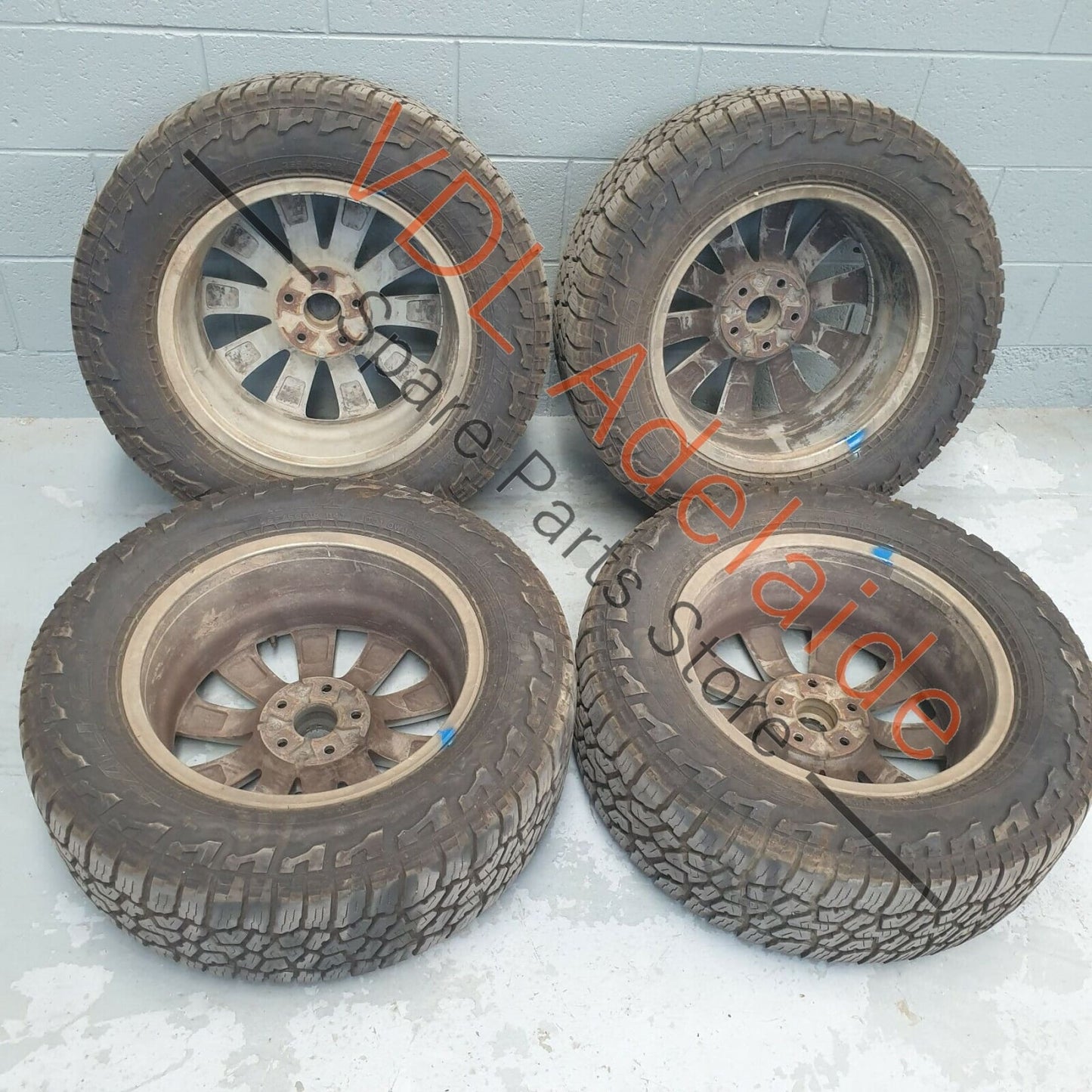 VW Amarok Set 18 x 7.5 Durban Alloy Rim Wheel & Tyre Set Falken Wildpeak AT3 2H0601025B