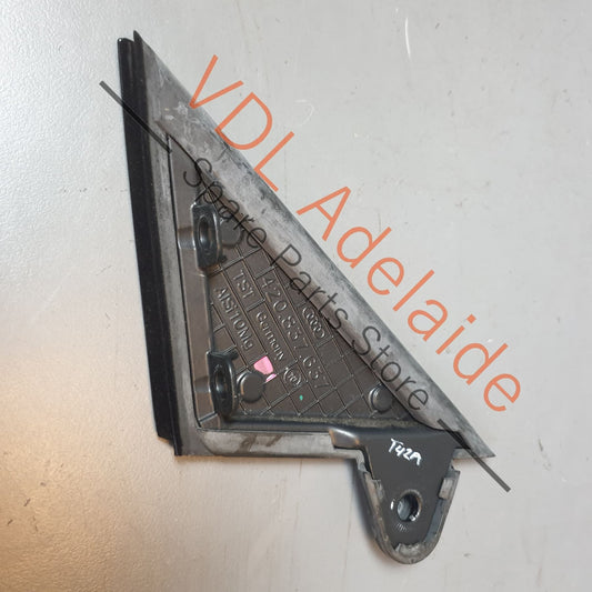 Audi R8 Left Front Upper Door Trim Corner Piece 420837633A