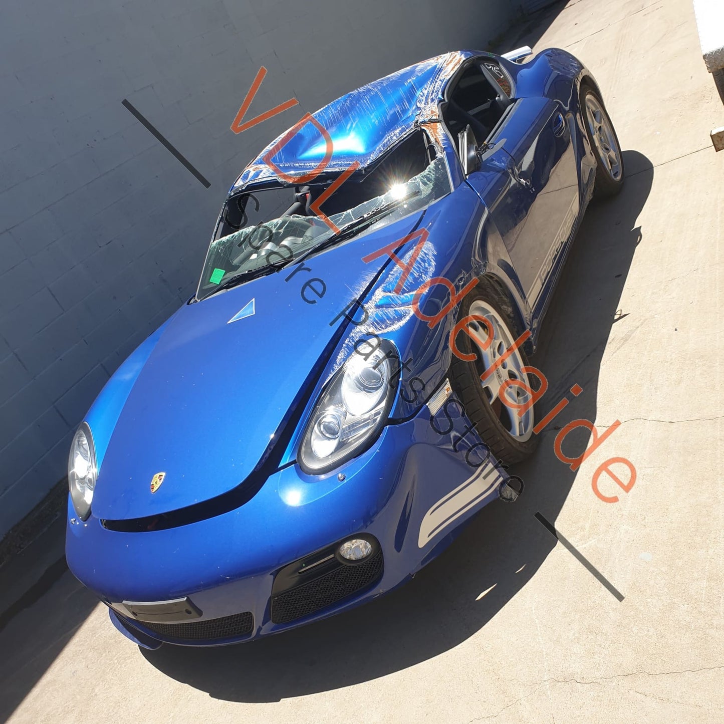 Porsche Cayman R 987 Left Side Head Airbag Unit 99780309104