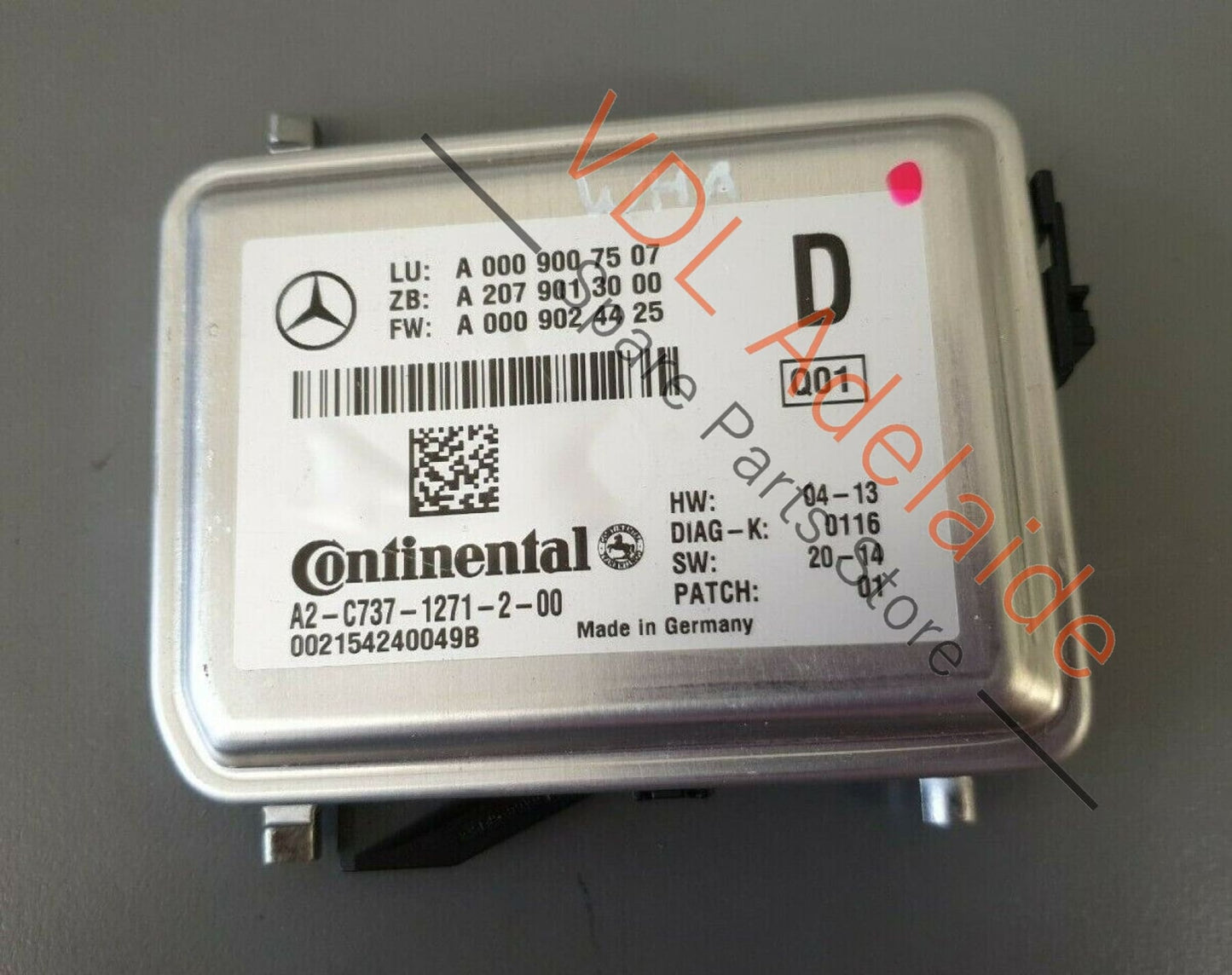 Mercedes C117 CLA Front Lane Departure Driver Assist Camera A0009007507 WHA1 A0009007507