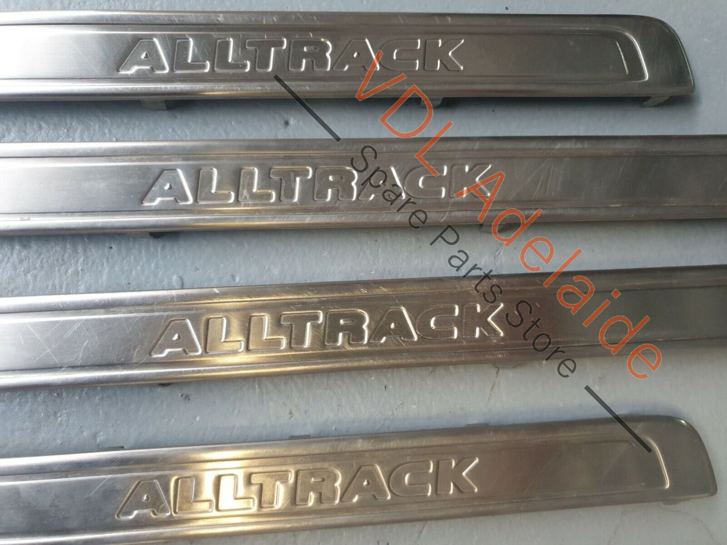 VW Passat Alltrack B8 3G Stainless Door Sill Scuff Plate Trim Insert Set PAT2