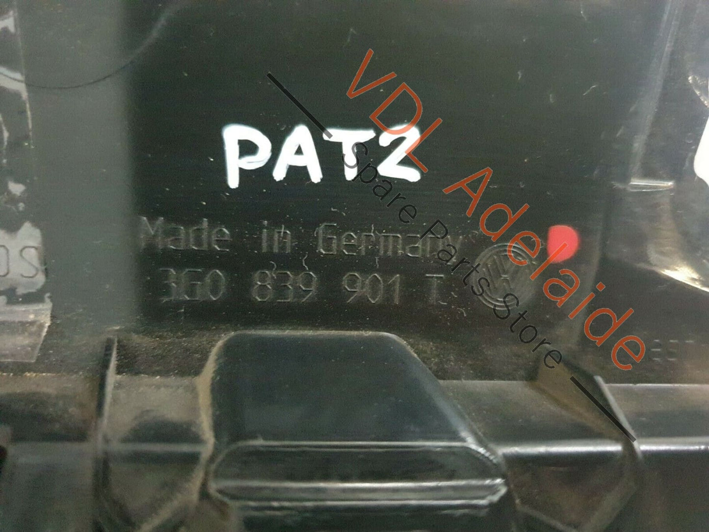 VW Passat B8 3G Rear Left Exterior Door B-Pillar Black Trim 3G0839901T PAT2 3G0839901T