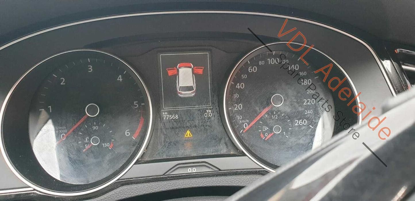 VW Passat B8 3G Rear Right Lane Change Assist Control Unit 3Q0907566B PAT2 3Q0907566B