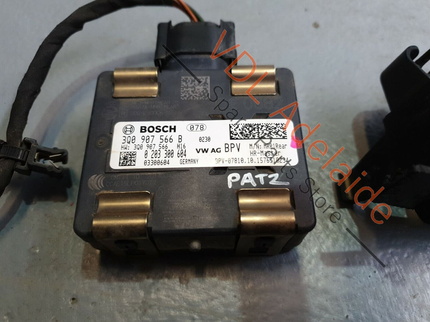 VW Passat B8 3G Rear Right Lane Change Assist Control Unit 3Q0907566B PAT2 3Q0907566B