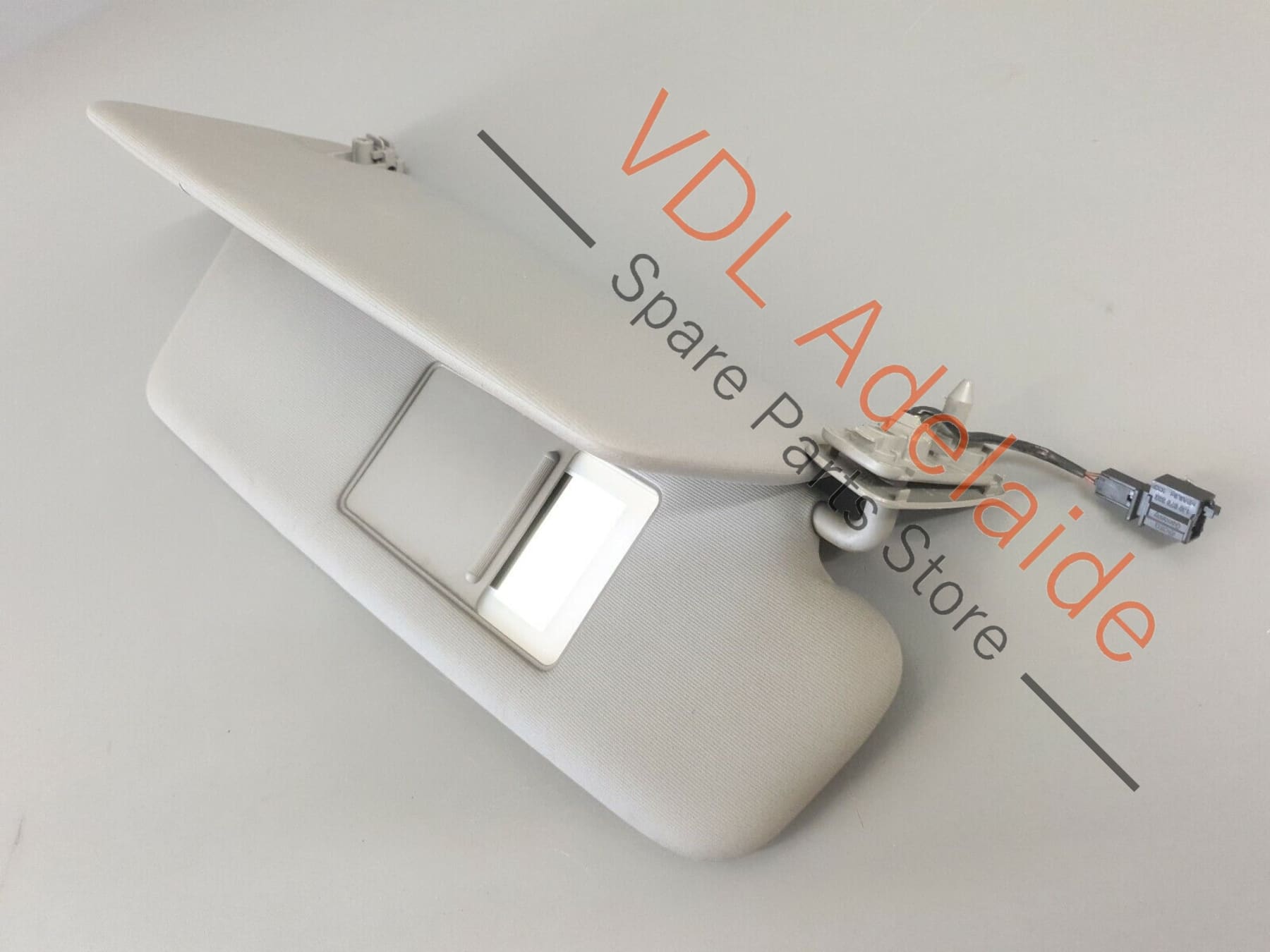 Volkswagen VW Touareg 7L R50 Front Left Dual Sun Visor Light Grey REG4 0