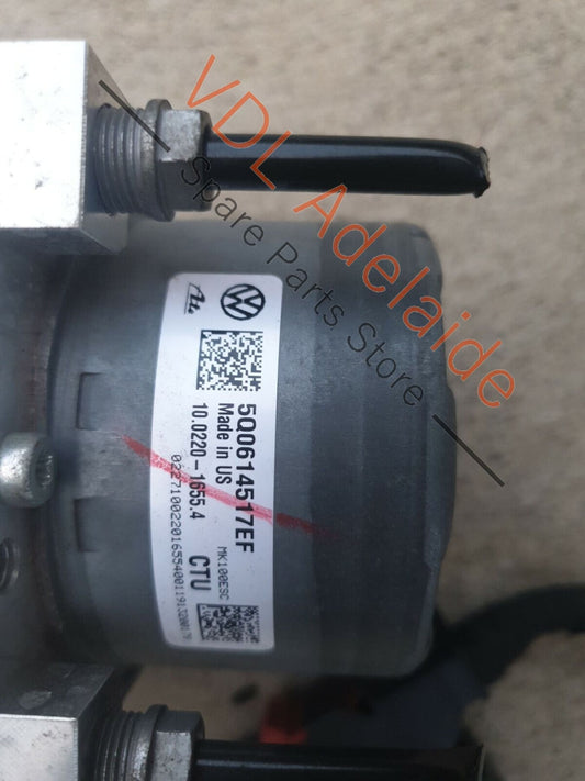 20km VW Tiguan R Mk2 5NA ABS Unit Brake Pump Module 5Q0614517EF JES3 5Q0614517EF