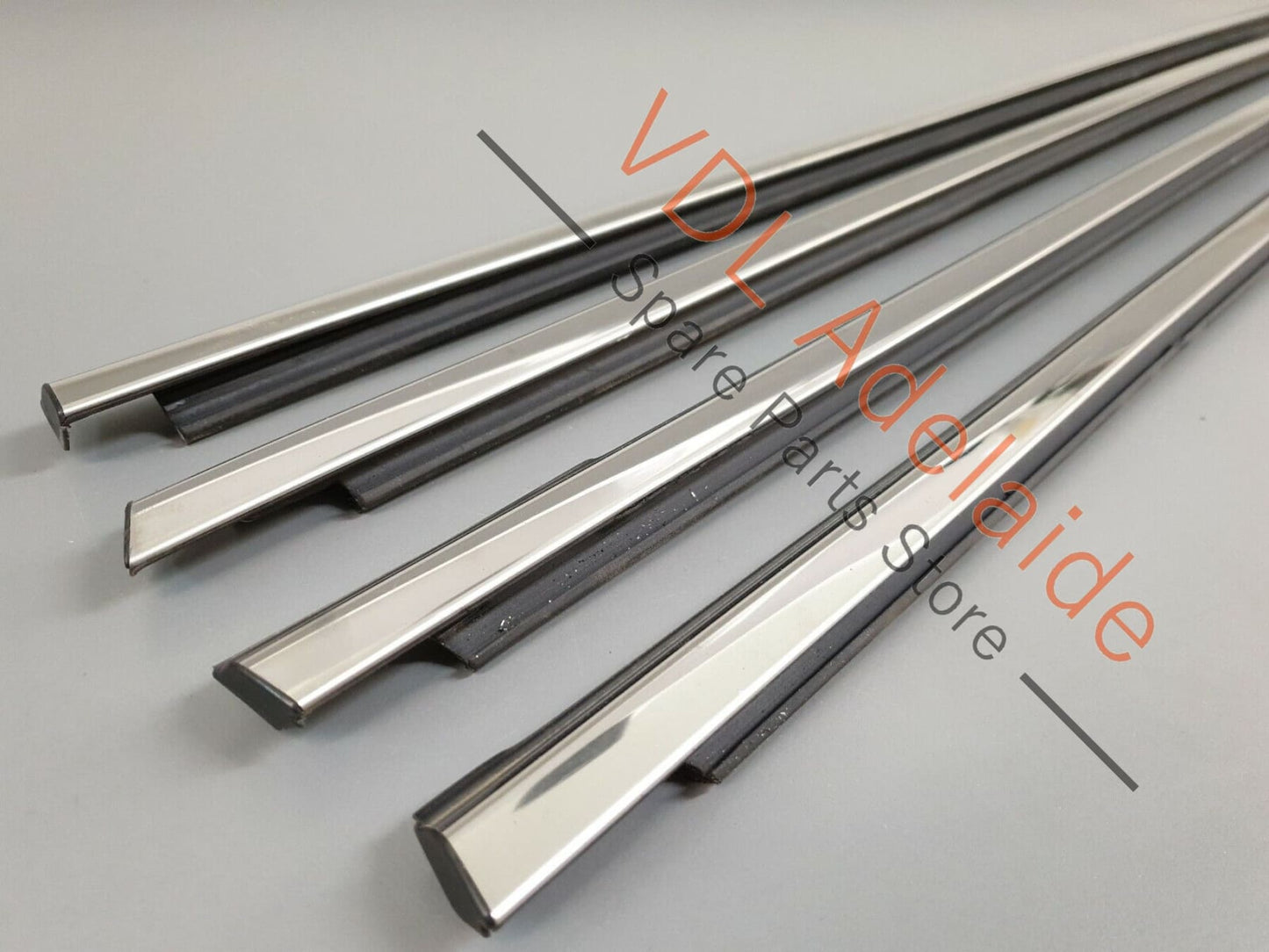 VW Tiguan R Mk2 5NA Allspace Outer Exterior Chrome Window Seal Trim Set JES3 5NN837475A