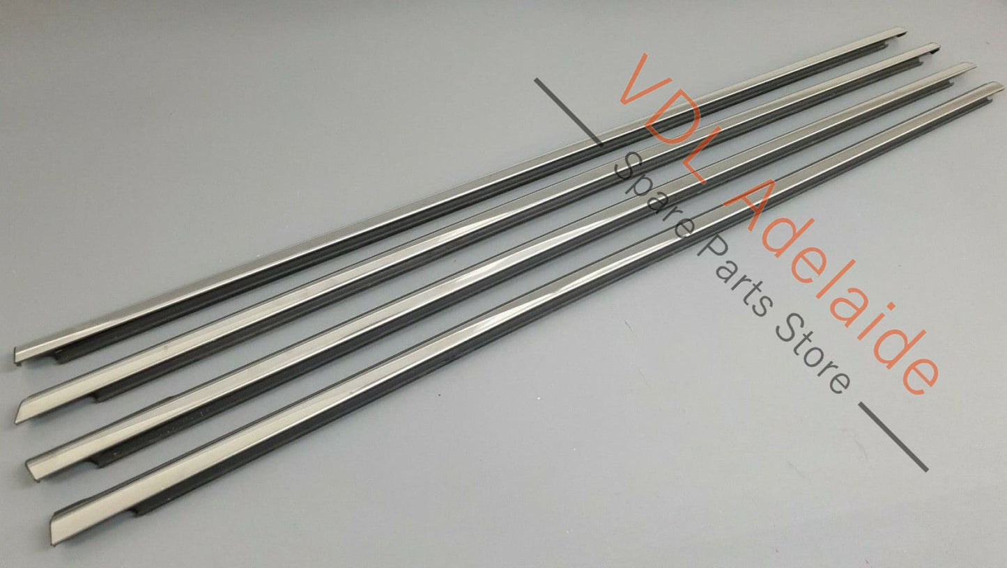 VW Tiguan R Mk2 5NA Allspace Outer Exterior Chrome Window Seal Trim Set JES3 5NN837475A