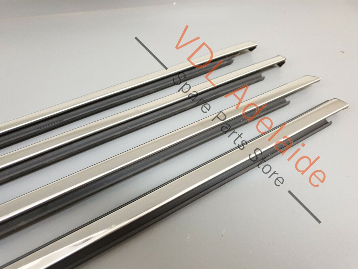 VW Tiguan R Mk2 5NA Allspace Outer Exterior Chrome Window Seal Trim Set JES3 5NN837475A