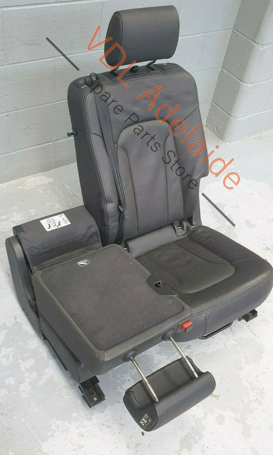 Audi Q7 4L 2nd Row Left Passenger Back Seat Rear Black Leather 65xxxkm ROS