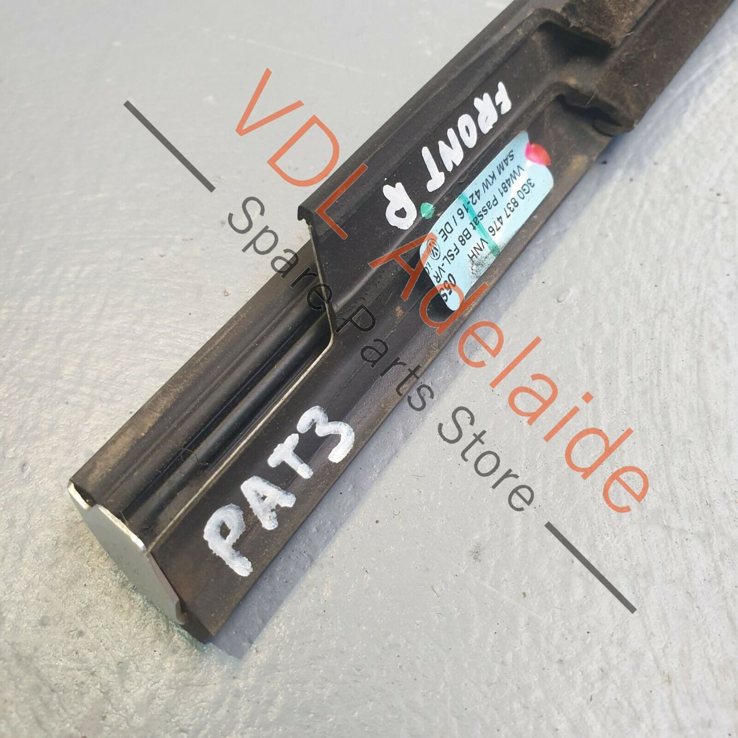 VW Passat R-Line B8 3G Sedan Front Right Exterior Window Door Chrome Trim PAT3 3G0837476VNH