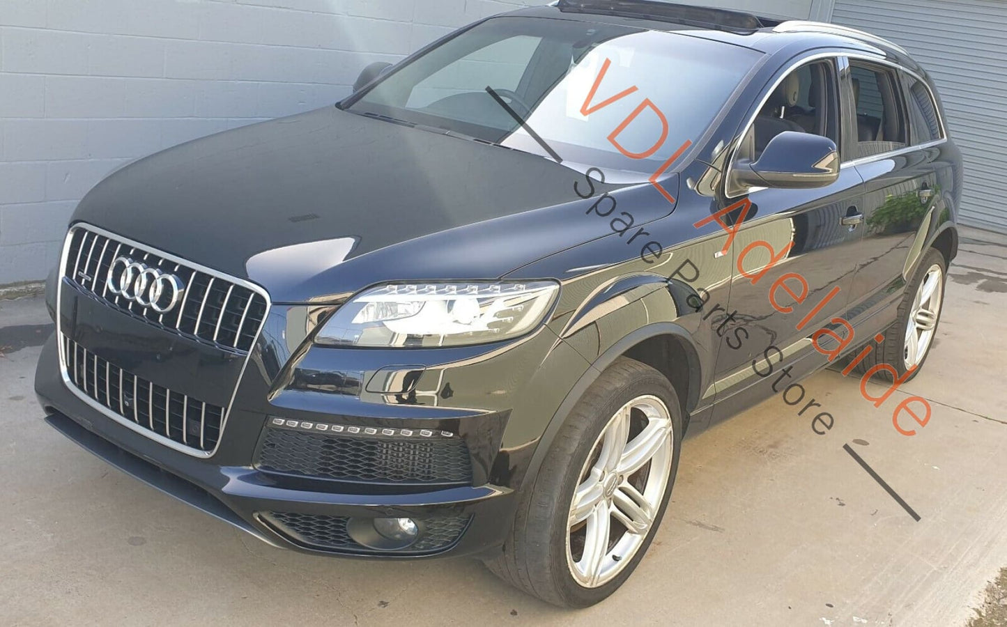 Audi Q7 4L Exterior Window Seal Strip Molding Chrome Trim Left Rear ROS 4L0853763E