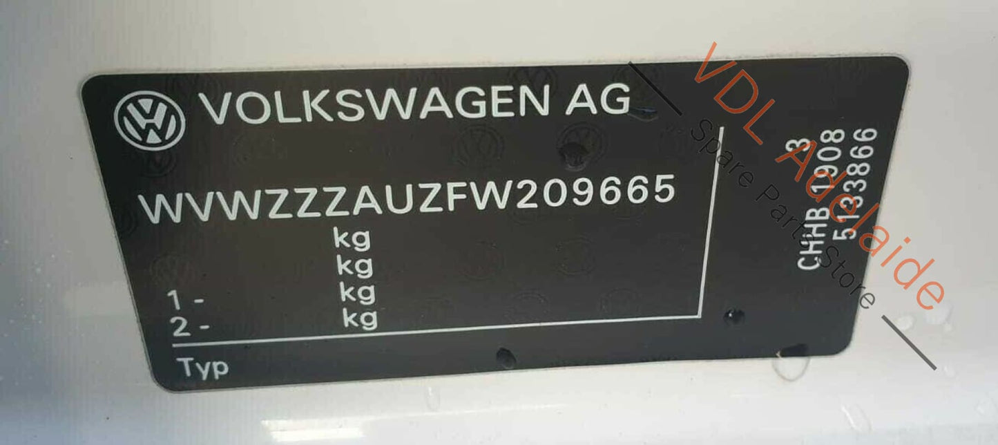 Volkswagen VW Golf GTi Mk7 Door Handle Pull Trim Cover LHS Left 5G0868039A ARN4 5G0868039A