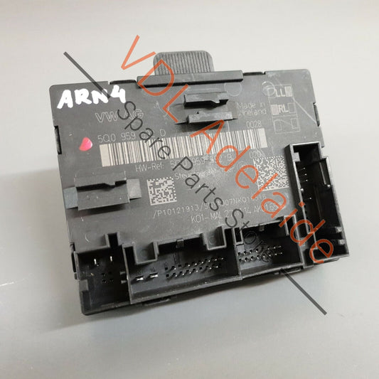 VW Golf GTi Mk7 Front Left RHD Passenger Door Control Unit 5Q0959592D ARN4 5Q0959592D