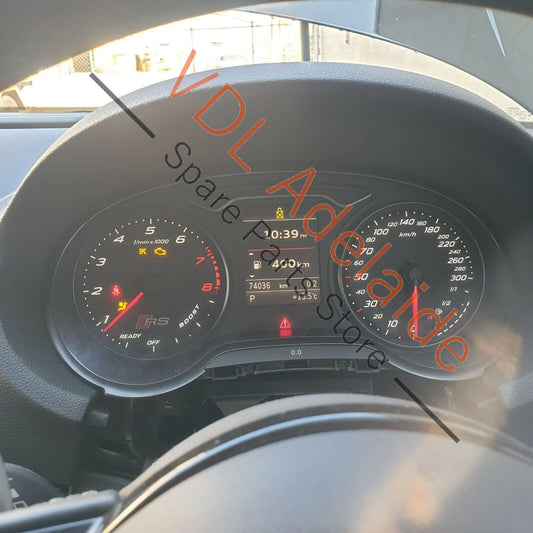 Audi RS3 8V 300km/h Dashboard Dash Cluster Instruments Gauges Kombiinstrument