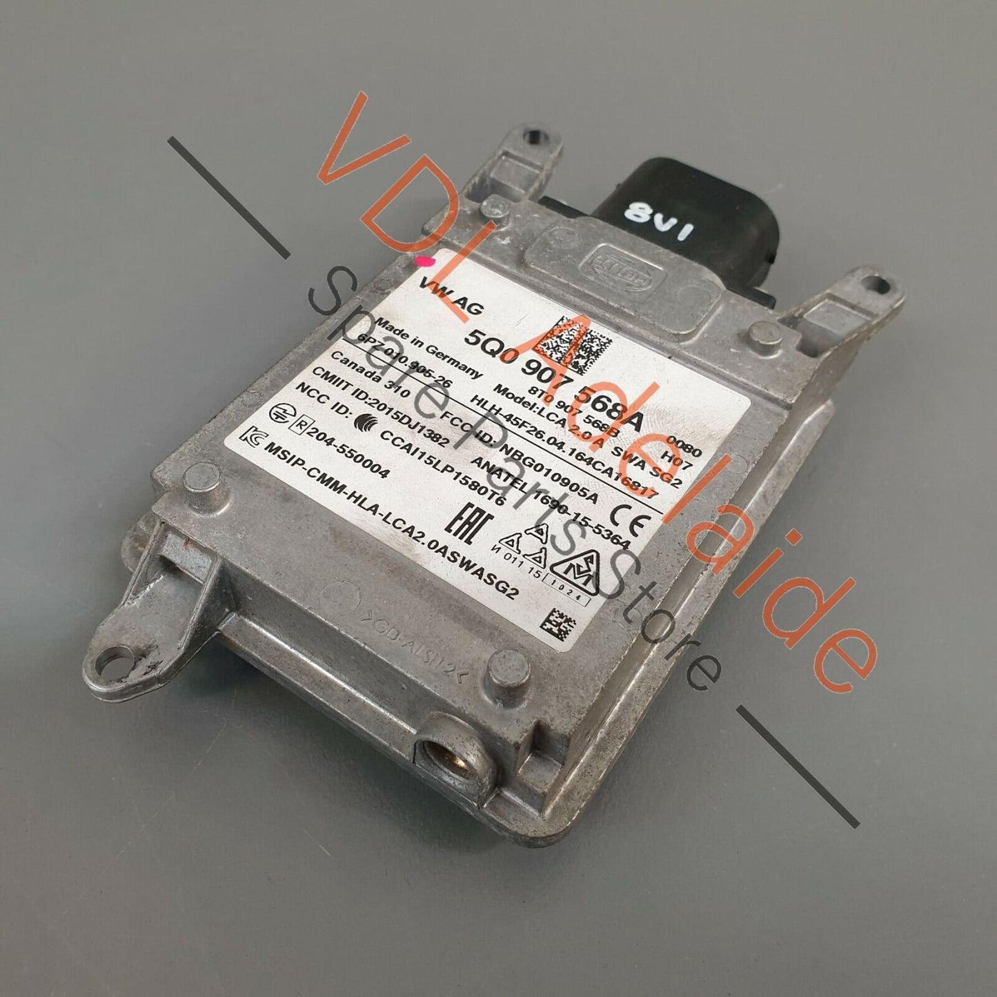 Audi RS3 8V Left Slave Control Unit for Lane Change Assist 5Q0907568A 5Q0907568A