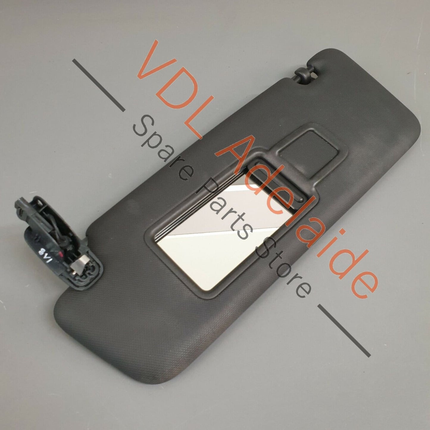 Audi RS3 8V Left Sun Visor with Mirror & Cover Soul Black 8V0857551E 8V0857551E