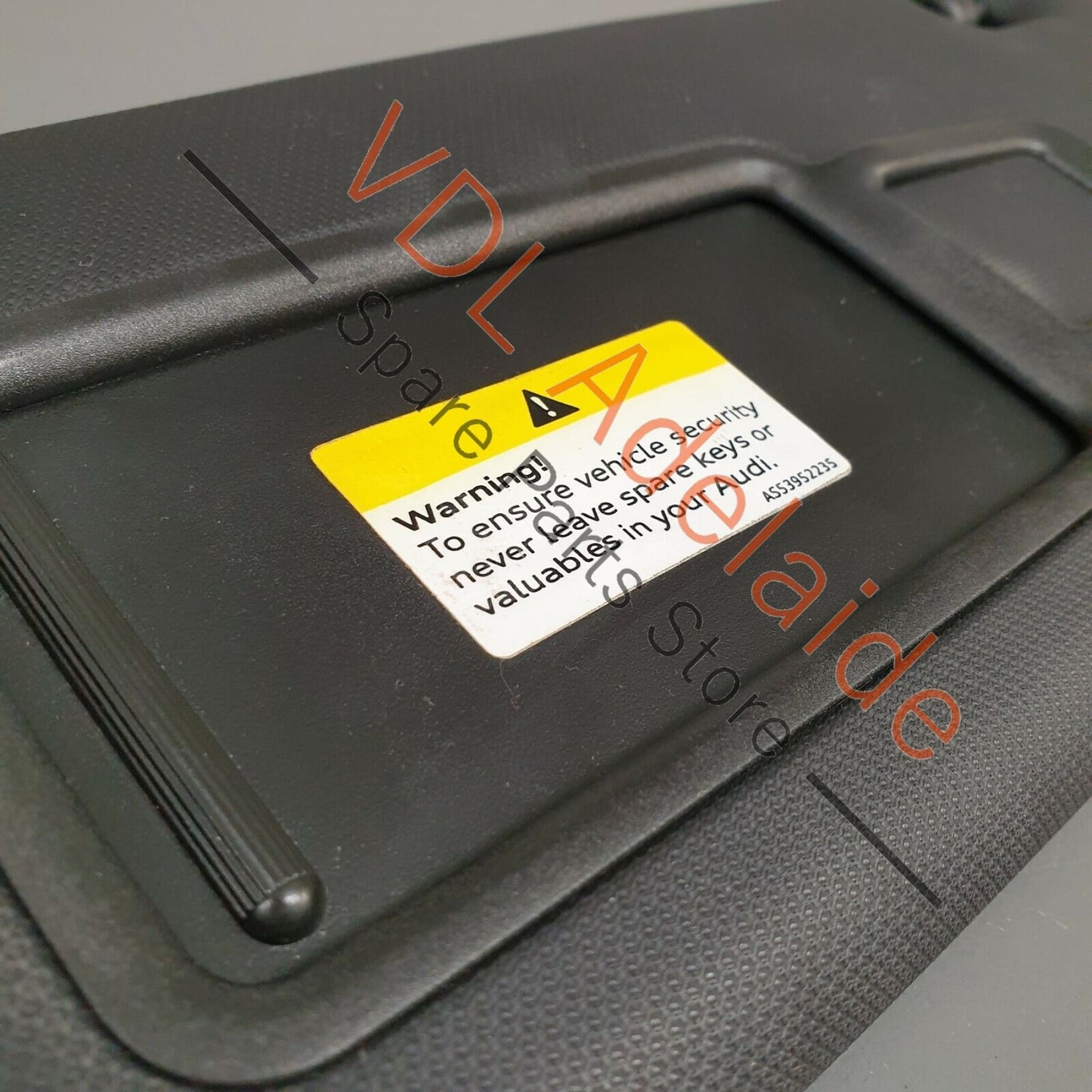 Audi RS3 8V Left Sun Visor with Mirror & Cover Soul Black 8V0857551E