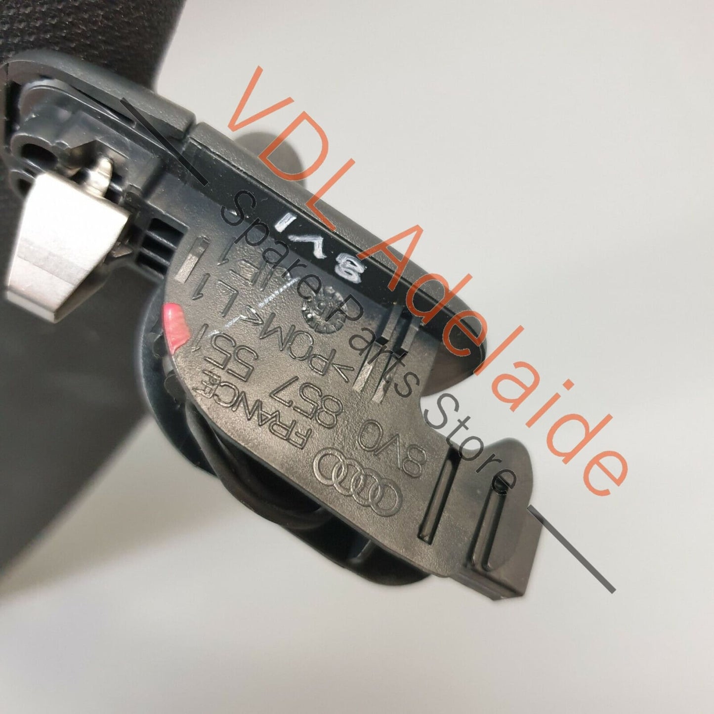 Audi RS3 8V Left Sun Visor with Mirror & Cover Soul Black 8V0857551E