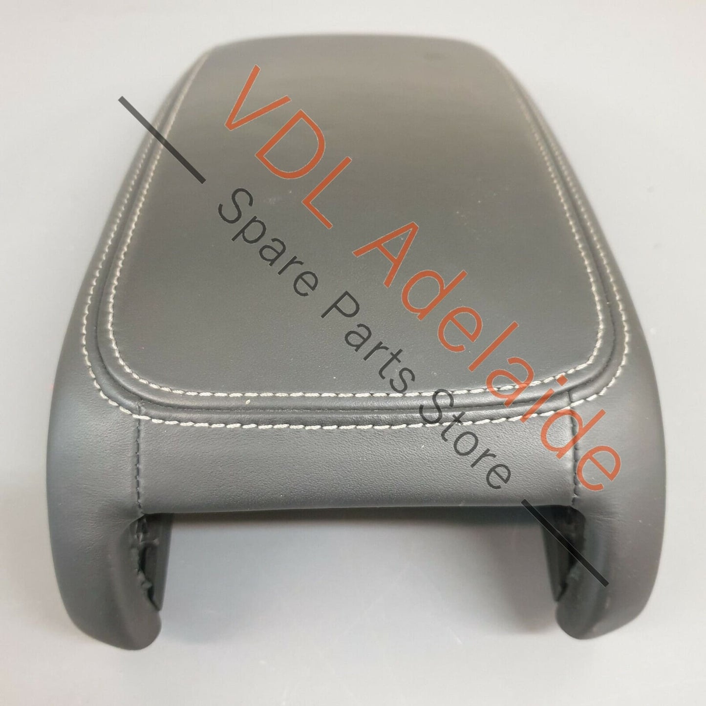 Audi RS3 8V Console Armrest Leather, Soul Black, Cliff Grey Stitch 8V0864207G