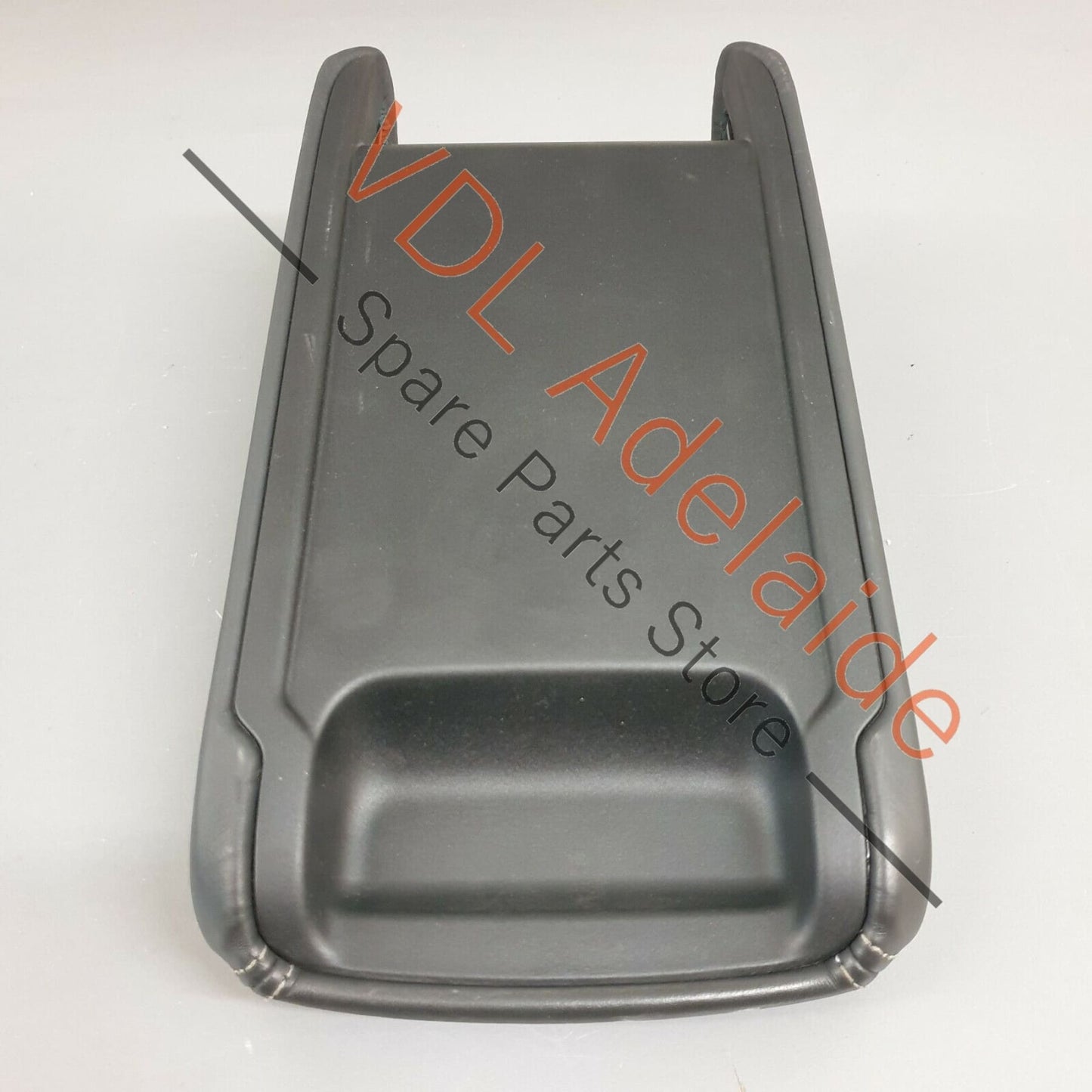 Audi RS3 8V Console Armrest Leather, Soul Black, Cliff Grey Stitch 8V0864207G