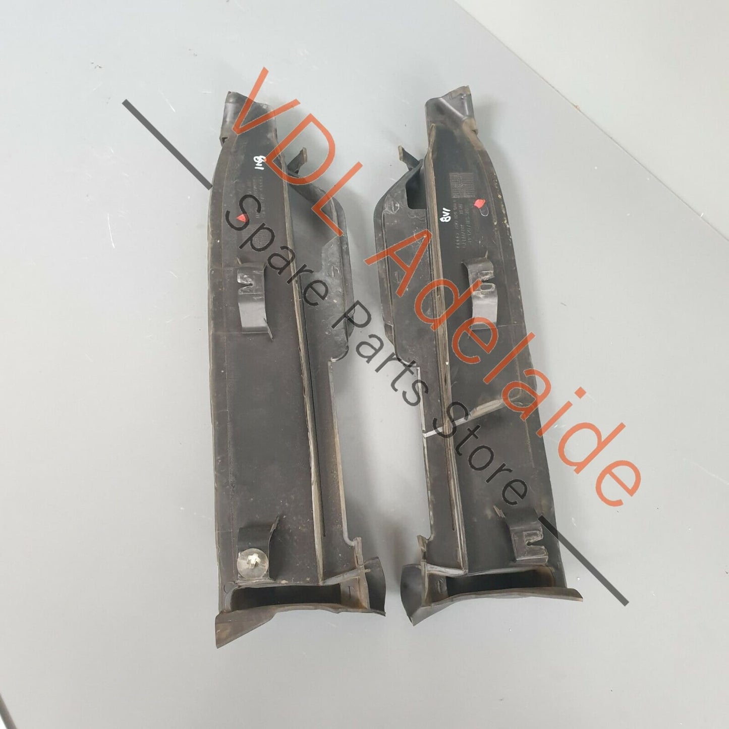 Audi RS3 8V Left and Right Engine Bay Covers VIN Panel Trim