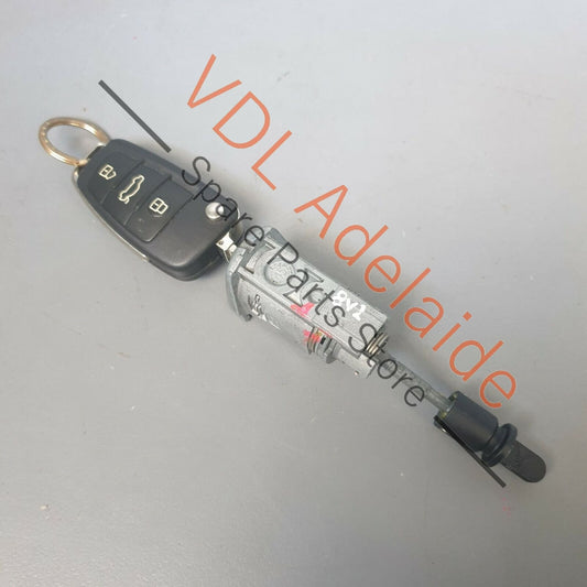 Audi A3 S3 RS3 8V Exterior Door Lock Barrel and Matching Blade Key 107837168CR