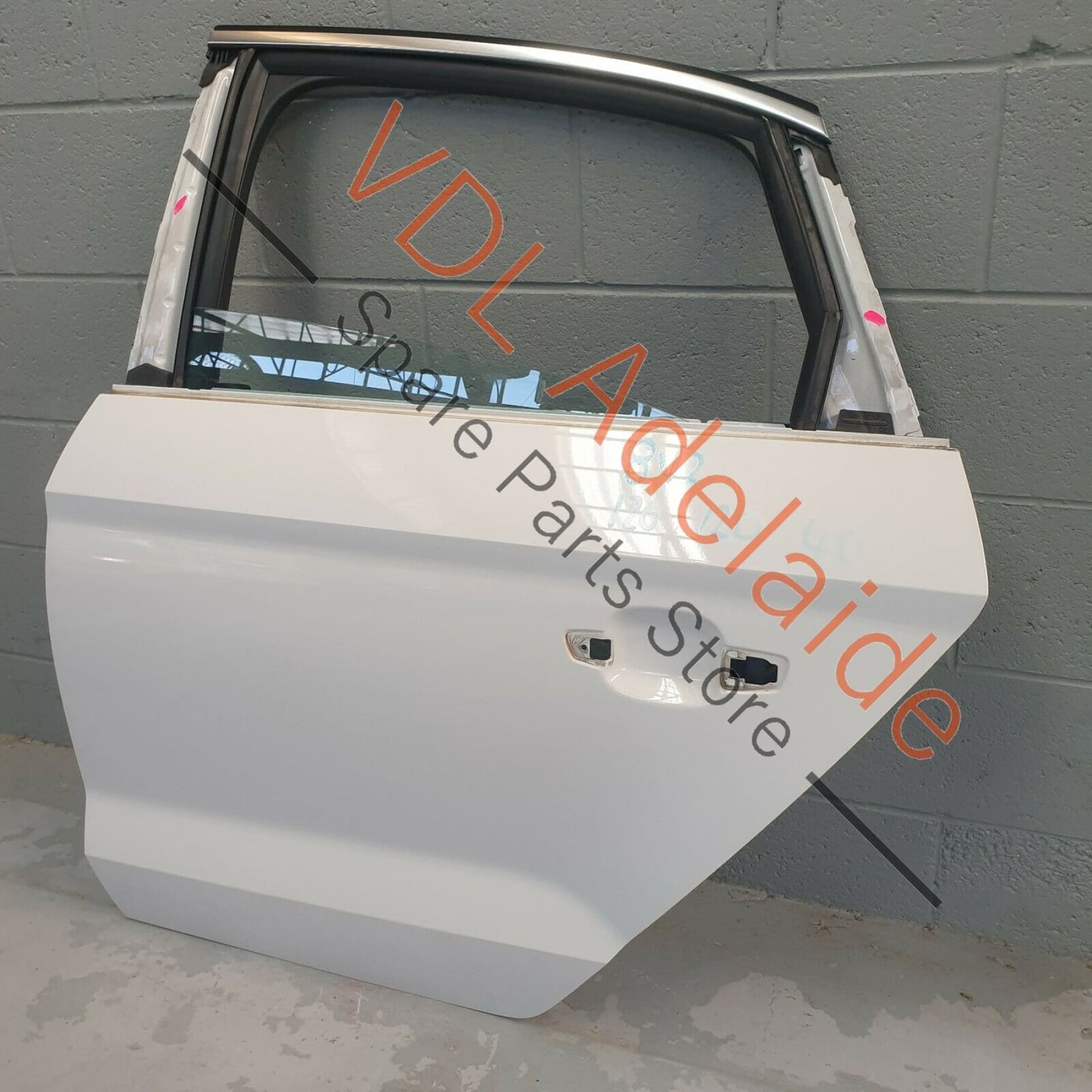 Audi S3 8V Sedan Rear LHS Left Passenger Door Shell Ibis White 2Y2Y 8V5833051A 8V5833051A