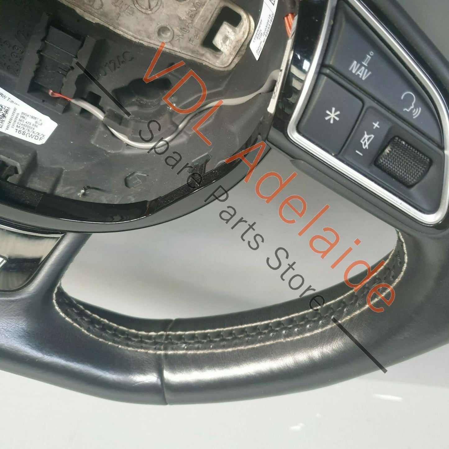 Audi S3 8V Leather Flat Bottom Sports Steering Wheel suit Manual 8V0419091H VMJ
