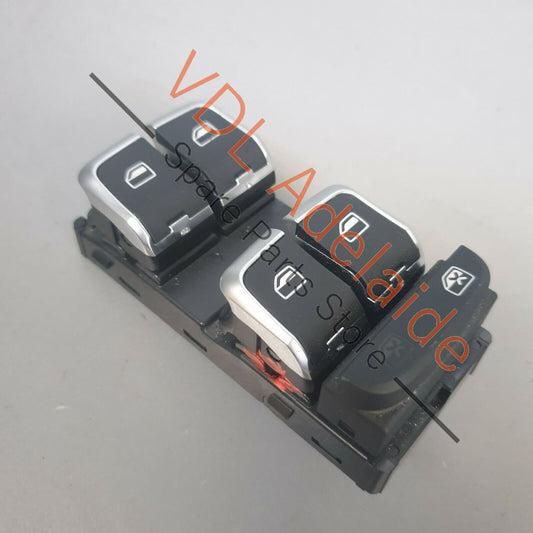 Audi A3 S3 RS3 8V Power Window Switch for 4dr vehicles 8V0959851A