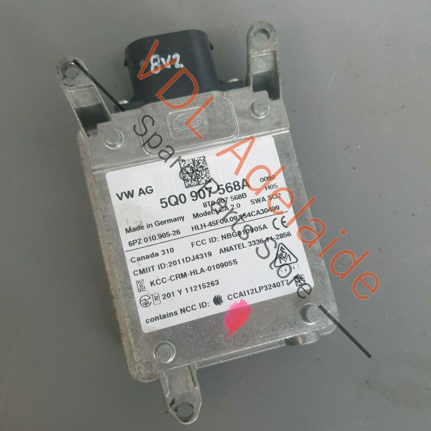 Audi S3 8V Rear Bumper Lane Change Assist Control Module Left Slave 5Q0907568A 5Q0907568A