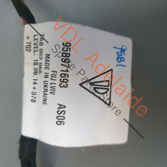 Porsche Macan 95B Rear Door Panel Wire Set Wiring Harness Cable Loom 95B971693 95B971693