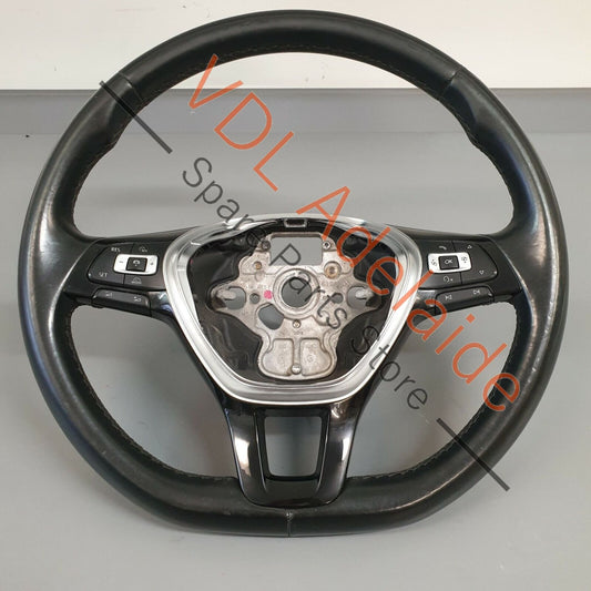 VW Golf MK7 Flat Bottom Multi-Function Steering Wheel Leather 5G0419091DJ 5G0419091DJ