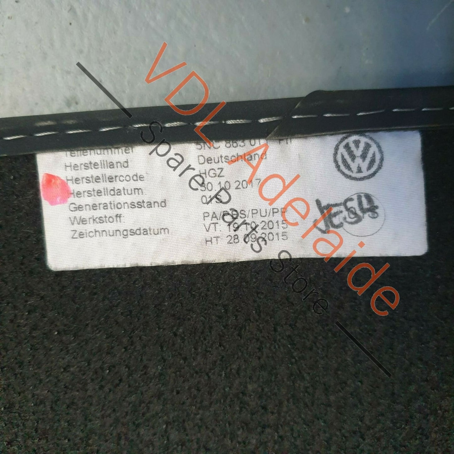 Genuine OEM VW Tiguan MQB Mk2 Set of Floor Mats Front & Back Black & Grey 5NC863011
