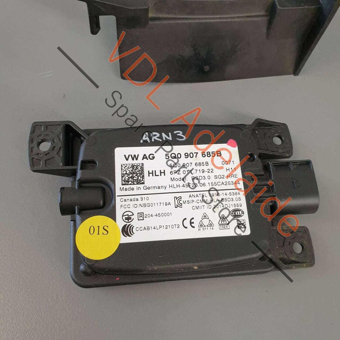 VW Golf R MK7 Left Side Slave Control Unit for Blind Spot Detection 5Q0907685B 5Q0907685B