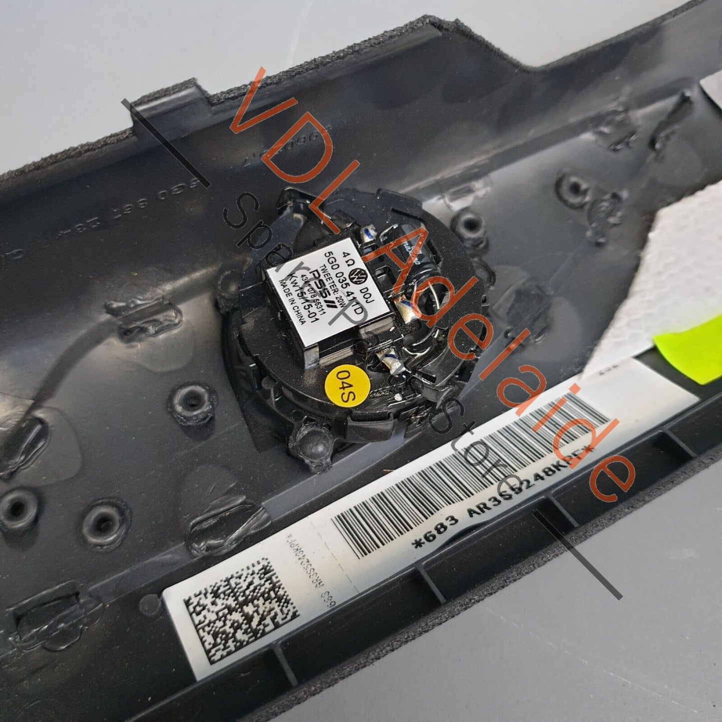 VW Golf R MK7 A-pillar Cladding Trim with Tweeter Right Upper Black 5G0867234R 5G0867234R