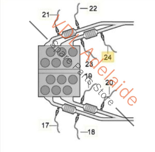VW Passat R36 B6 3C Rear Right After Cat Lambda Probe Oxygen Sensor 022906262BR 022906262BR
