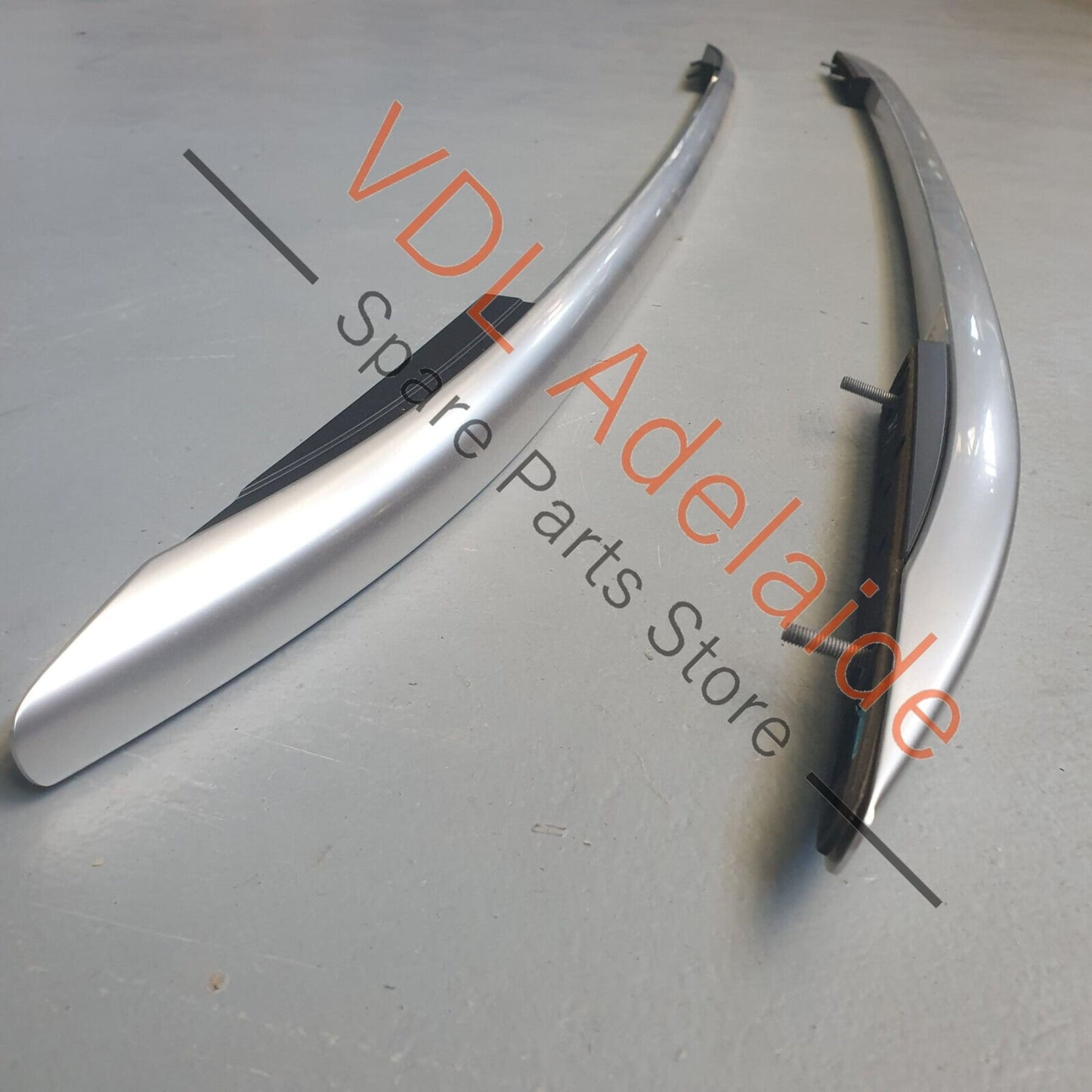 Genuine VW Tiguan MQB Mk2 Roof Rail Bars Chrome Aluminium Finish 5NA860043