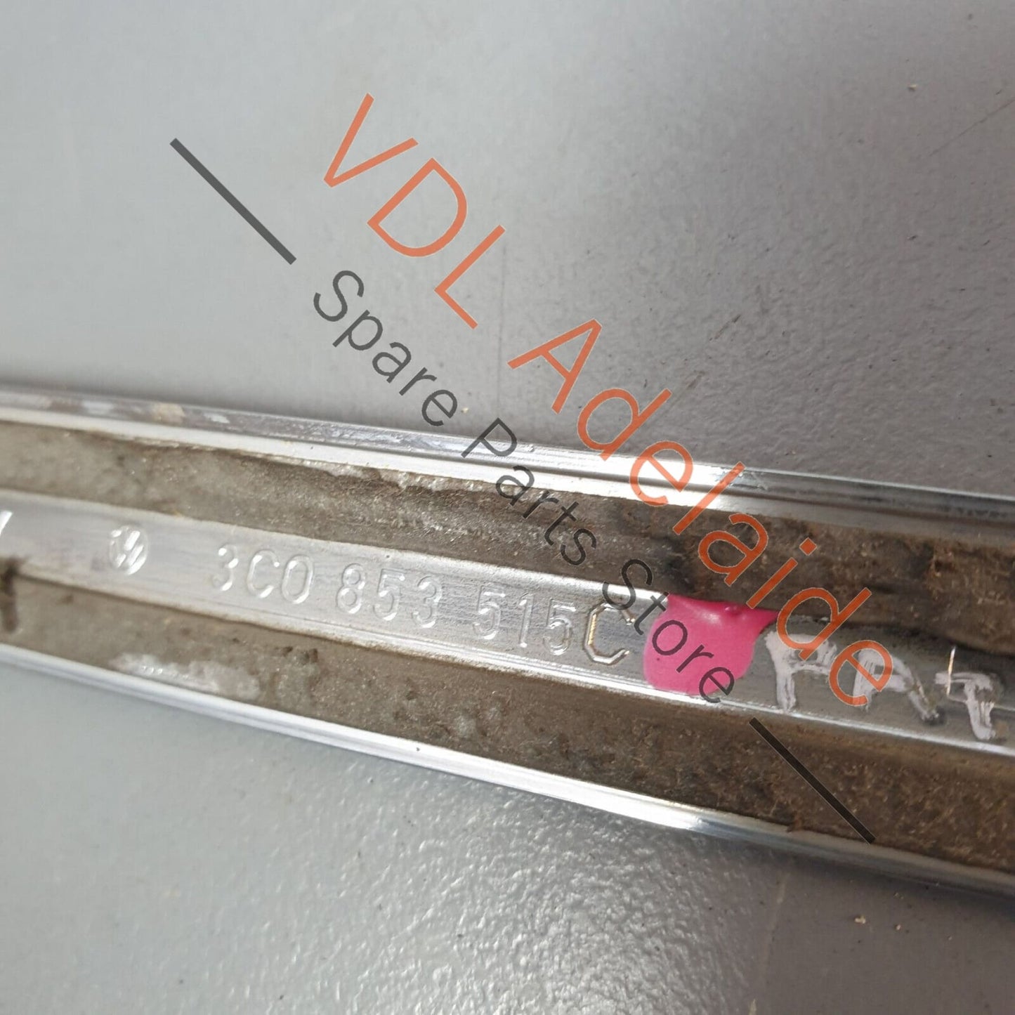 VW Passat R36 B6 Front Left Exterior Door Chrome Strip Moulding 3C0853515C 2ZZ 3C0853515C