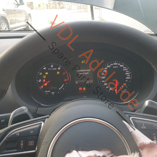 Audi RS3 8V 300km/h Kombiinstrument Dashboard Dash Cluster Instruments Gauges