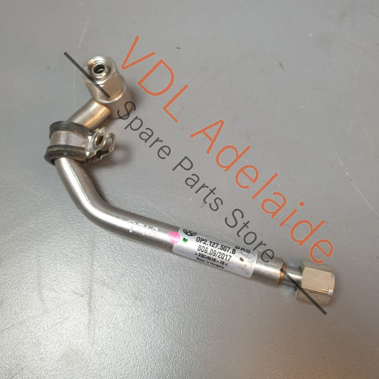 Porsche Panamera Turbo 971 Left Side Fuel Pressure Line Hose 9A712750700