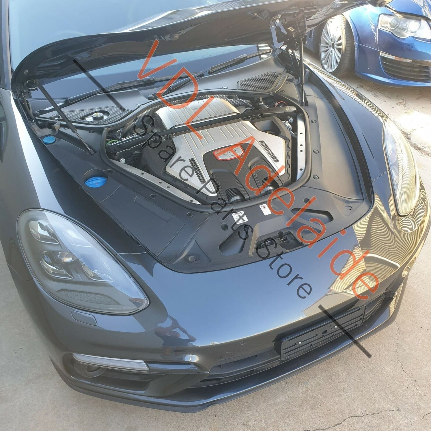 Porsche Panamera Turbo 971 Left Side Fuel Pressure Line Hose 9A712750700