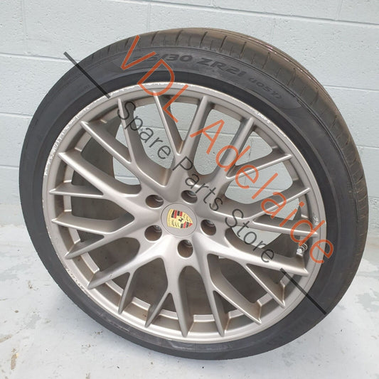 1x Porsche Panamera Turbo 971 21x11.5 in Rear Alloy Wheel Rim 971601025K
