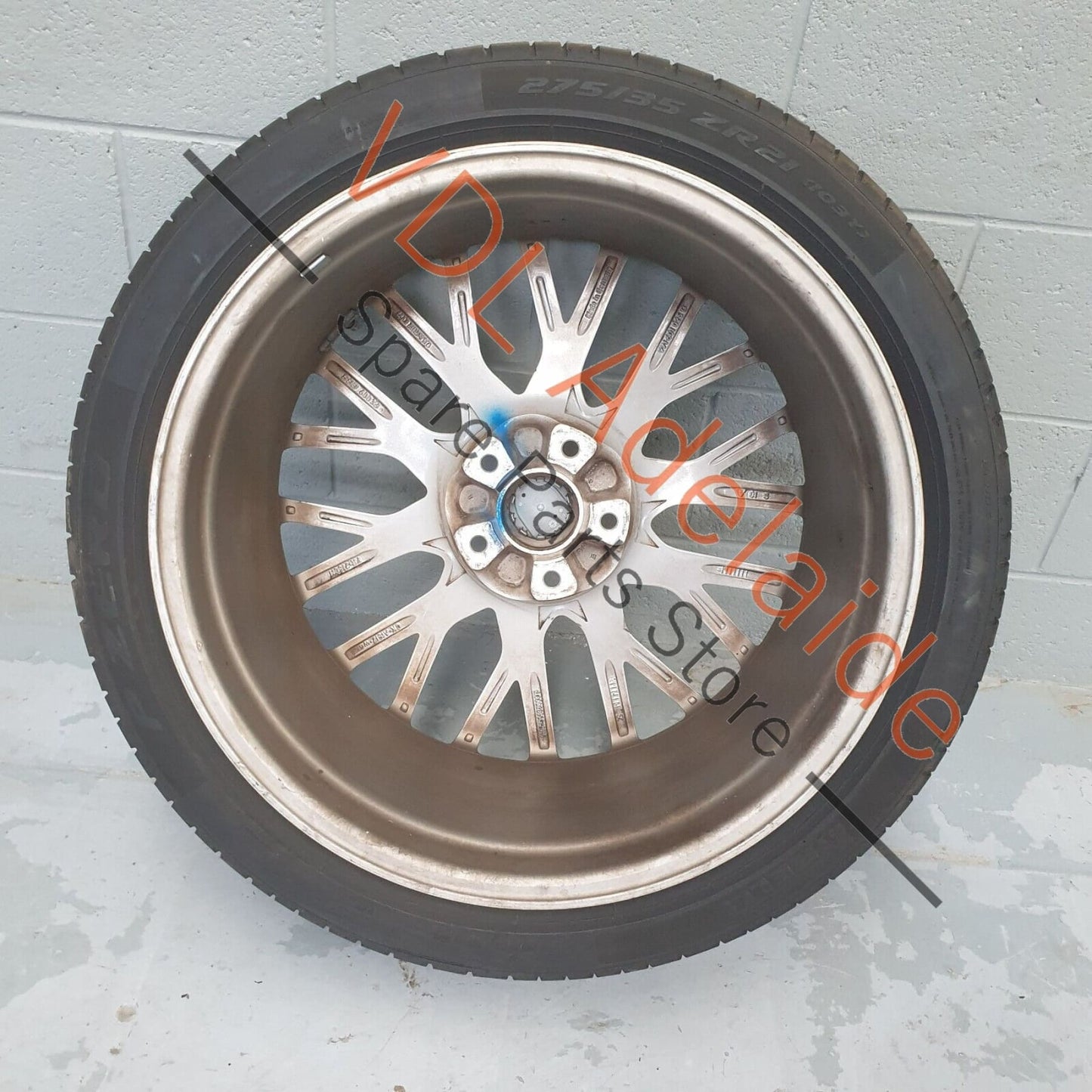 1x Porsche Panamera Turbo 971 21x9.5 in Front Alloy Wheel Rim