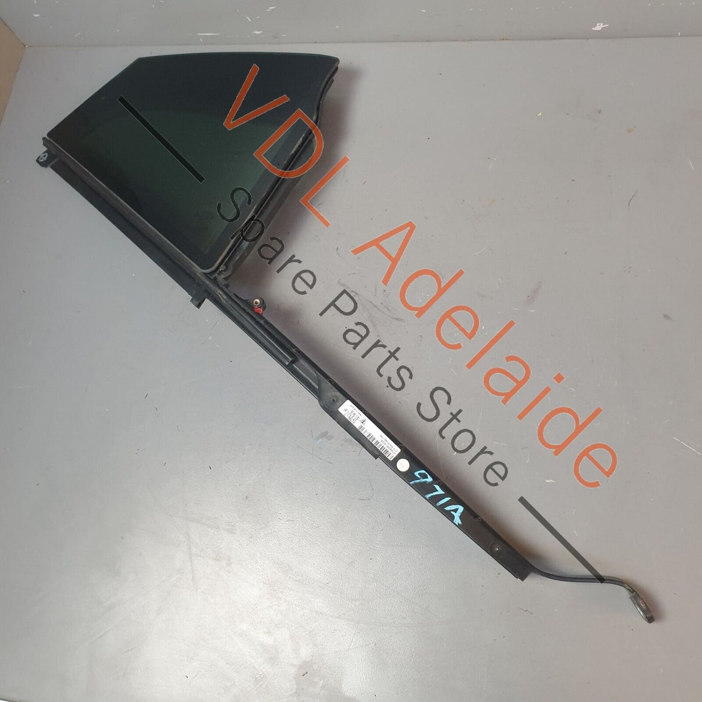 Porsche Panamera Turbo 971 Rear Left Door Quarter Window Glass