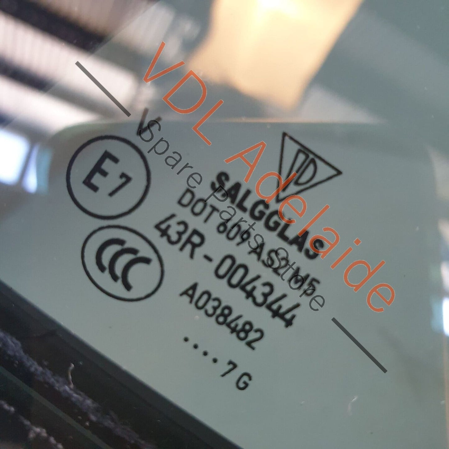 Porsche Panamera Turbo 971 Rear Left Door Quarter Window Glass