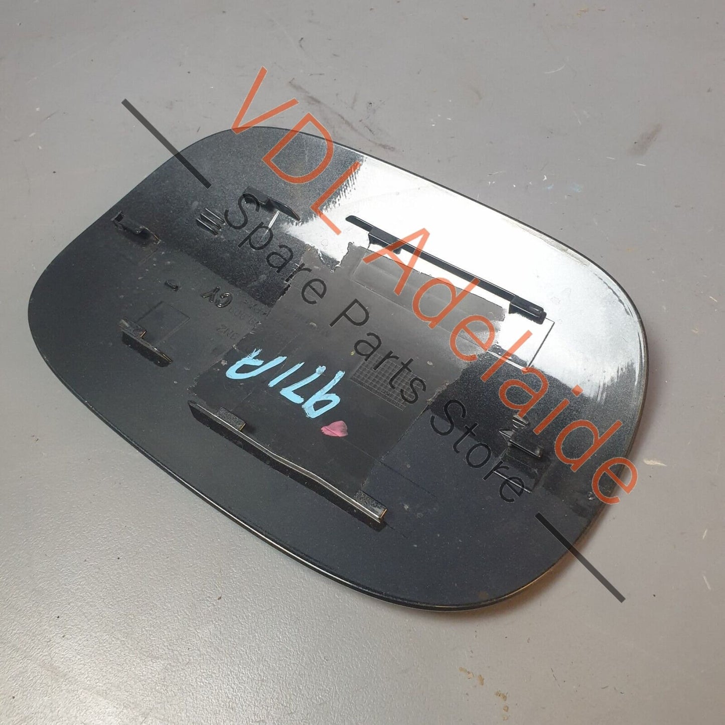 Porsche Panamera Turbo 971 Right Side Fuel Filler Flap Cover Volcano Grey M7R