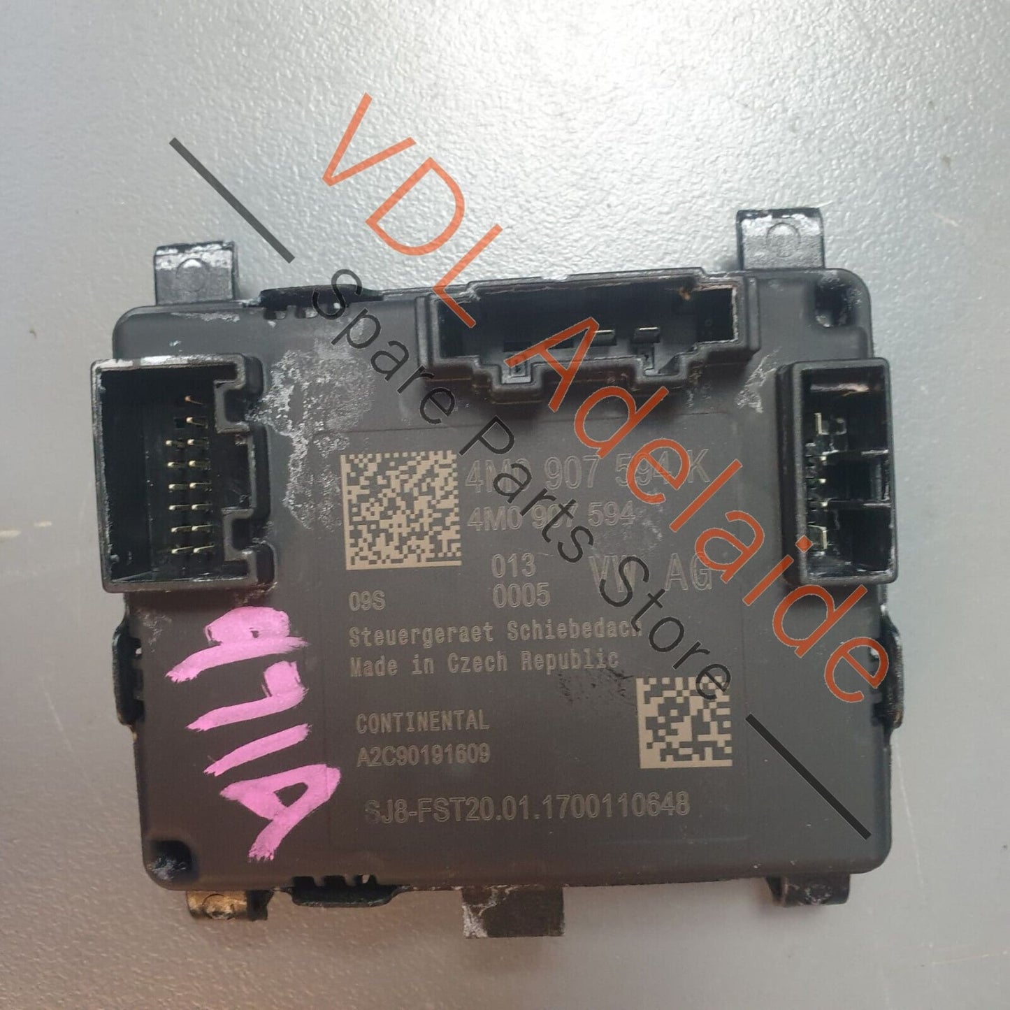 Porsche Panamera Turbo 971 Rear Sunroof Control Box Module 9A790759410 4M0907594K