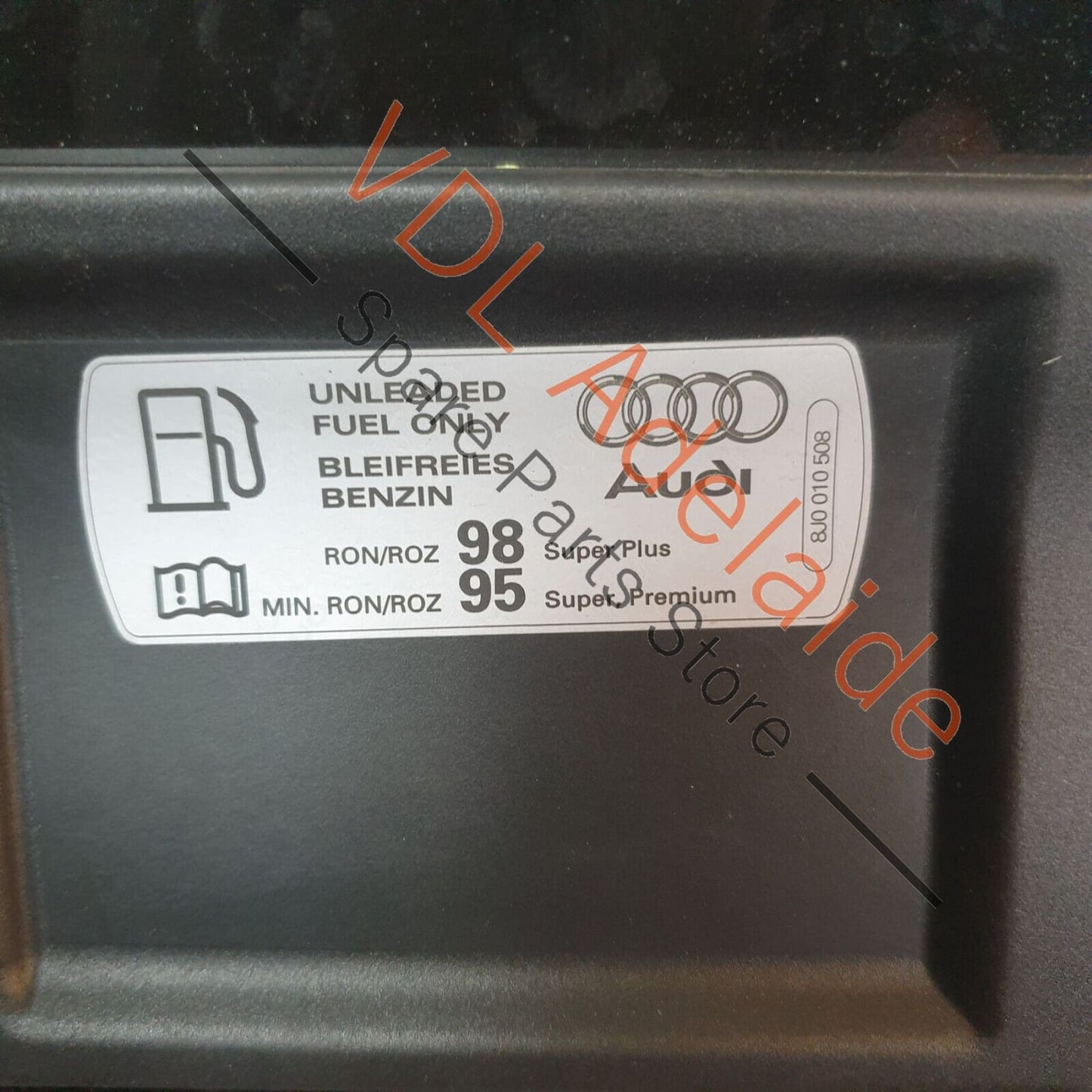 Audi RS3 8V Fuel Door Flap Lid 8V4809906F Mythos Black LY9T