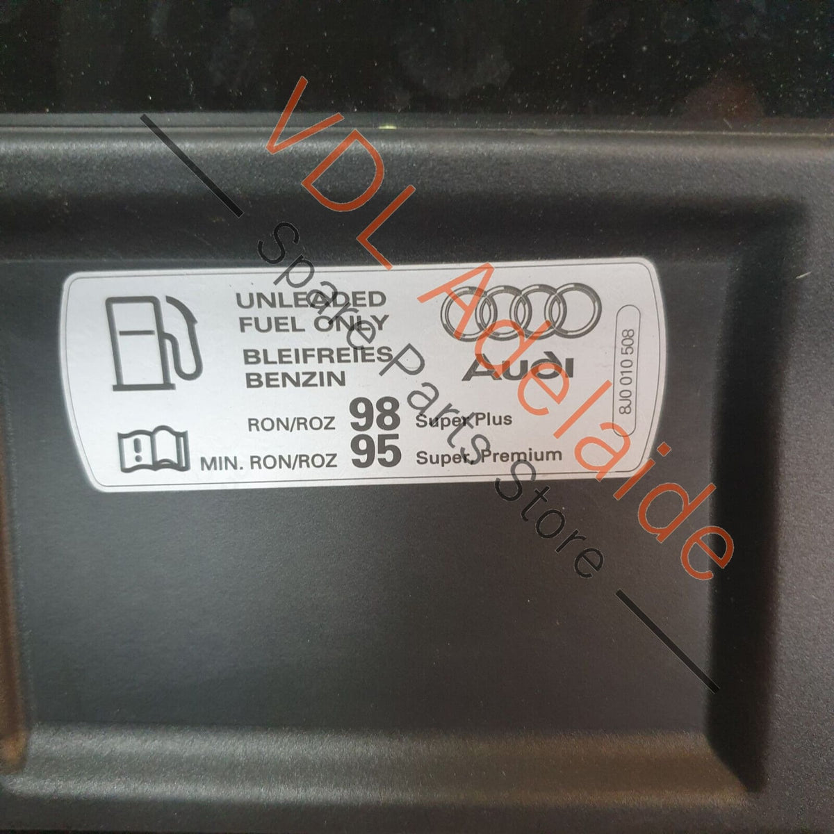 Audi RS3 8V Fuel Door Flap Lid 8V4809906F Mythos Black LY9T